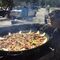 paella mixta y bebida