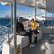 Excursión en un gran catamarán a vela 